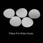 Filter Mesh Cover Rubber Rings Part Compatible With Dolce Gusto Food Grade Stainless Steel Refillable Capsules Diy Coffee Maker