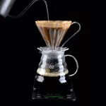 V60 Coffee Dripper Hand Drip Coffee Filter Cafe Reusable Brewer with Switch Lid Portable Pour Over Stuffy Steaming Coffee Maker