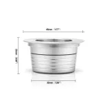 Icafilas For Lavazza Blue Coffee Filters Reusable Lavazza Lb951 Cb-100 Machine Stainless Steel Refillable Coffee Capsule Pod