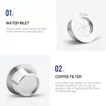 Icafilas For Lavazza Blue Coffee Filters Reusable Lavazza Lb951 Cb-100 Machine Stainless Steel Refillable Coffee Capsule Pod