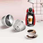 Stainless Steel Refillable Nescafe Dolce Gusto Capsules Reusable Dolce Gusto Metal Capsula Dolce Gusto Krups Filter Coffee Maker