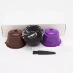 3pcs Coffee Machine Reusable Capsule Coffee Cup Filter Refillable Coffee Cup Holder Pod Strainer Tea Coffee Accessories Tools
