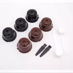 3pcs Coffee Machine Reusable Capsule Coffee Cup Filter Refillable Coffee Cup Holder Pod Strainer Tea Coffee Accessories Tools