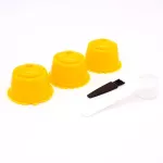3pcs Coffee Machine Reusable Capsule Coffee Cup Filter Refillable Coffee Cup Holder Pod Strainer Tea Coffee Accessories Tools