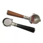 Coffee Bottomless Portafilter 51mm for Delonghi La Specialista EC9335 Replacement Filter Basket Coffee Accessories for Barista