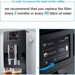 Coffee Machine Water Filter For Jura Claris Blue Automatic Espresso Compatible with Ena3/4/5/9 J9/C60/F50