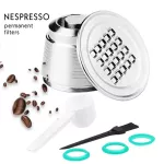Stainless Refillable Capsule Nespresso Coffee Permanent Filters Reusable Capsules Cafe Filtre Kahve Filtresi Mutfak Aksesuarlari