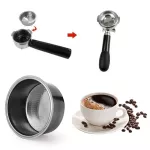 51mm Coffee Filter Cup Non Pressurized Filter Basket for Breville Delonghi Filter Krups Coffee Products Cafe Kitchen Accessories