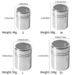 Stainless Steel Fancy Coffee Mesh Type With Lid Cocoa Powder Cinnamon Powder Dusting Pot Coffee Filter Coffee Accessories