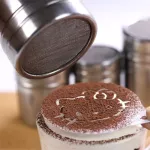 Stainless Steel Fancy Coffee Mesh Type With Lid Cocoa Powder Cinnamon Powder Dusting Pot Coffee Filter Coffee Accessories
