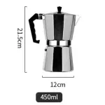 Aluminum Coffee Maker Moka Pot Espresso Percolator Pot Moka Coffee Pot 50/100/150/450/600ml