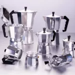 Aluminum Coffee Maker Moka Pot Espresso Percolator Pot Moka Coffee Pot 50/100/150/450/600ml