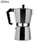 Aluminum Italian Moka Pot Espresso Coffee Maker Kettle Sizes 1 2 4 5 6 9 10 3 Cup 50 100 150 300 450 600ml Percolators Stove