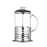 Manual Coffee Espresso Maker Pot Stainless Steel Glass Teapot Cafetiere French Coffee Tea Percolator Filter Press Plunger