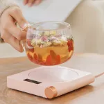 Cup Warm Heater USB Plug-in Mat LED DIGITAL DISPAL HEATING COASTER UNIVERSAL 5SPEED DRINK MUGS COASTER for OFFICE Home
