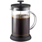 Soulhand French Press Coffee Maker Heat Resistant Glass Tea Maker with 1 Filter Screens Easy to Clean for Home Office Camping