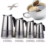 Coffee Pot Coffee Makers Italian Moka Espresso Cafeteira Expresso Percolator 100/200/200/450 ML Stove Coffee Maker Pot