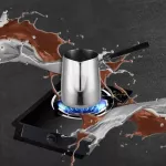 Moka Durable Turkish Coffee Pot Induction Cooker Teapot Kettle Gas Stove Heating Stainless Steel