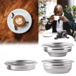 58mm Coffee Tea Filter Stainless Steel Porous Filter Bowl Basket For Espresso Coffee Machine Accessories Powder Bowls