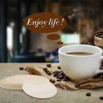 100pcs Coffee Filter Moka Pot Filter Paper Round Coffee Filter Paper Vietnam Pot Drip Pot Moka Coffee Pot Filter Paper