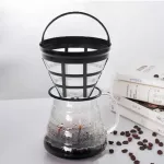 Replacement Coffee Filter Reusable Refillable Basket Brewer Accessories Kitchenware Handmade Style Cup Coffee Maker Tool C4v9