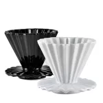 Espresso Coffee Filter Cup Ceramic Origami Pour Over Coffee Maker With Stand V60 Funnel Dripper Coffee Accessories