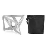 Portable Coffee Filters Dripper Baskets Stainless Steel Coffee Filter Holder Folding Portable Coffee Drip Rack