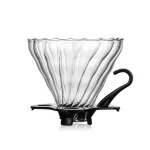Reusable Glass Coffee Filter Heat Resistant Coffee Drip Filter Practical Cup Coffee Filter Funnel Durable Coffee Accessory