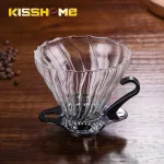 Reusable Glass Coffee Filter Heat Resistant Coffee Drip Filter Practical Cup Coffee Filter Funnel Durable Coffee Accessory