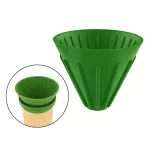 Collapsible Silicone Coffee Dripper Portable Reusable Coffee Filter Cone Cup For Camping Hiking Backpacking