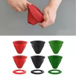 Collapsible Silicone Coffee Dripper Portable Reusable Coffee Filter Cone Cup For Camping Hiking Backpacking