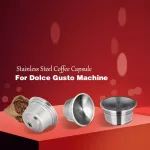 Dolce Gusto Reusable Capsule Capsulas Dolce Gusto Reutilizables Stainless Steel Refillable Coffee Filter Dolce Gusto Caps Pods