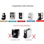 Icafilas Reusable Coffee Filters Coffee Capsules Pod For Lavazza Espresso Point Machine Refillable Stainless Steel Capsule