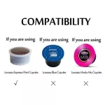 Icafilas Reusable Coffee Filters Coffee Capsules Pod For Lavazza Espresso Point Machine Refillable Stainless Steel Capsule