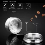 Icafilas Reusable Coffee Filters Coffee Capsules Pod For Lavazza Espresso Point Machine Refillable Stainless Steel Capsule