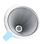 Stainless Steel Coffee Mesh Filter Detachable Double Lyaer Drip Coffee Pot Mesh Filter Home Kitchen Tool Accessory
