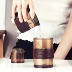 Portable Coffee Cup Set Tea Accessories Reusable Coffee Filter Hand-Made Drip Coffee Dripper Mug Coffee Pot Travel Coffeeware