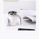 380ml Self Stirring Mug Stainless Steel Automatic Mixing Coffee Cup Magnetic Smart Mug Temperature Control Mug Milk Coffeeware