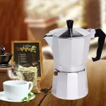 Gunot Aluminum Stove- Moka Pot Coffee Maker Italian Espresso Coffee Maker With Filter Cafeteira Expresso Percolator 3cup/6cup