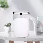 Stainless Self Stiring Mug Lazy Electric Automatic Stiring Cup Portable Magnetized Mixing Tea Coffee Milk Cup for Home Office