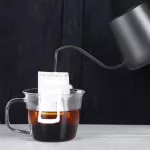 Drip Kettle 350/400/800ml Coffee Tea Pot Non-Stick Coating Thicken Stainless Steel Gooseneck Drip Kettle Swan Neck Thin Mouth