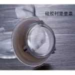 Heat-Resistant Pour Over Glass Coffee Pot Filter Coffee Craft Hand Drip Coffee Pot Pyrex Heat-Proof Coffee Kettle Percolator