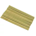 Organic Bamboo Drinking Straw Biodegradable Alternative to Plastic Glass Stainless Strawl Travel Pouch Set Clean Brush
