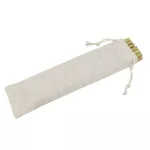 Organic Bamboo Drinking Straw Biodegradable Alternative to Plastic Glass Stainless Strawl Travel Pouch Set Clean Brush