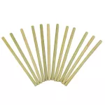 Organic Bamboo Drinking Straw Biodegradable Alternative to Plastic Glass Stainless Strawl Travel Pouch Set Clean Brush