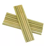 Organic Bamboo Drinking Straw Biodegradable Alternative to Plastic Glass Stainless Strawl Travel Pouch Set Clean Brush