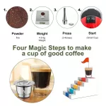 Icafilas For Refillable Nespresso Coffee Capsule Crema Espresso Reusable New Refillable For Coffee Filter