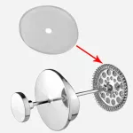 3PCS Reusable Stainless Steel French Press Coffee Maker Detachable Mesh Filter