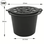 3PCS Reusable Refillable Nespresso Coffee Sweet Filter Capsule with Spoon and Brush No Dolce Gusto Tools Accessories Nestle Cafe