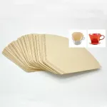 101 102 4.5cm 5.0cm 40 PCS "V" Shape Coffee Cup Filter Paper Espresso Machine Mocha Pot Strainer Sheet